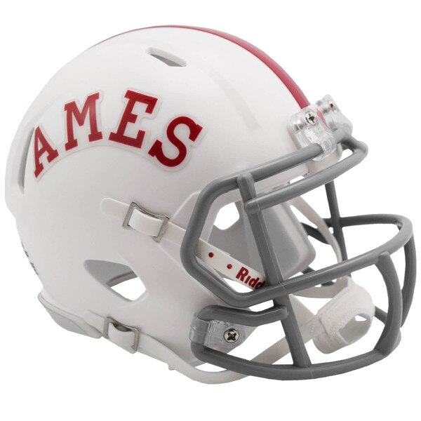 Riddell White Ames 5-Bar Throwback Speed Mini Helmet